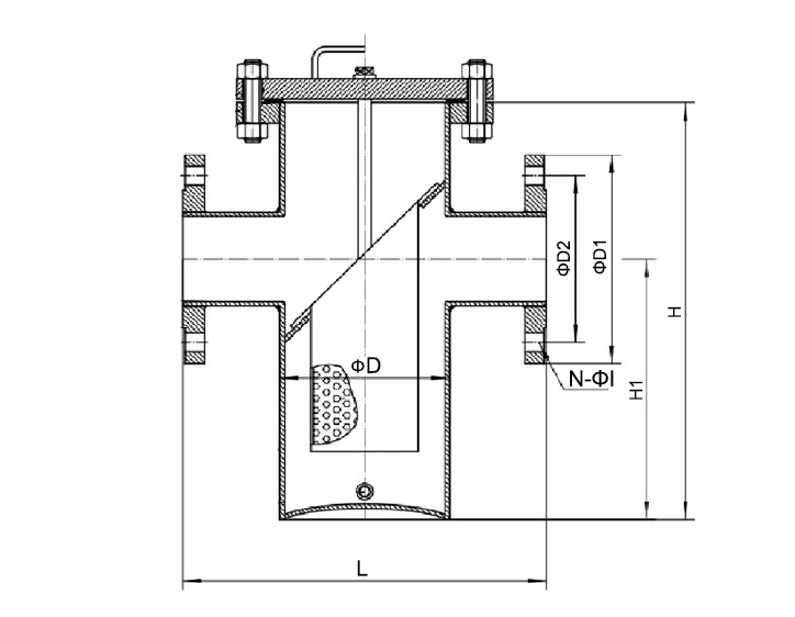 Basket strainer diemsnion