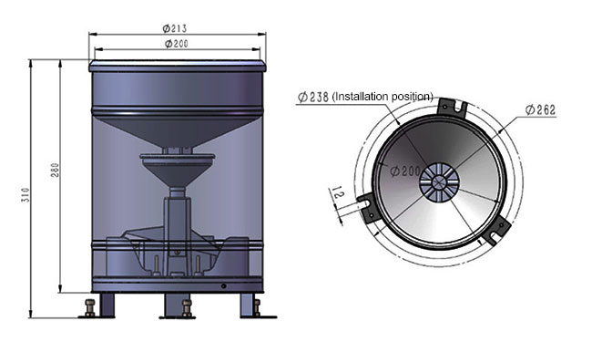 Smart rain sensor size