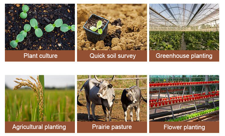 Soil moisture and temperature sensor application