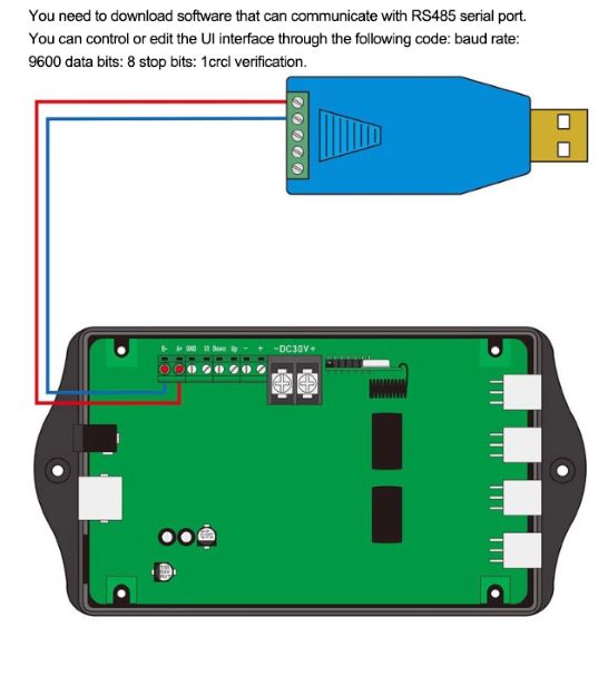 Support rs485 communication