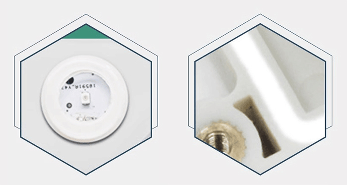 UV light intensity sensor feature