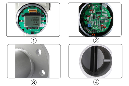 Vortex flow meter features