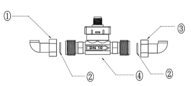 Vortex flow sensor installation instructions