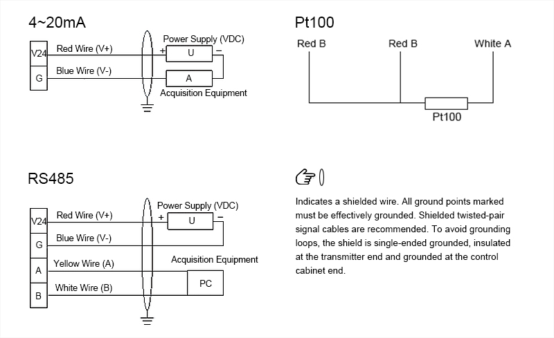 Wall temperature sensor wiring diagram