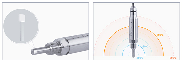 Waterproof temperature sensor feature