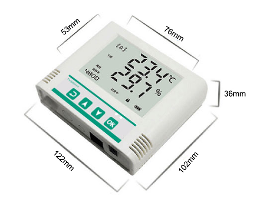 WIFI temperature and humidity sensor size