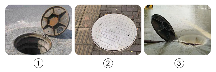 Wireless manhole cover sensor function