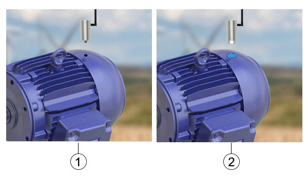 Wireless vibration sensor connection method