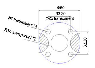 Suggestions for making the bottom bracket of ultrasonic wind speed and direction sensor