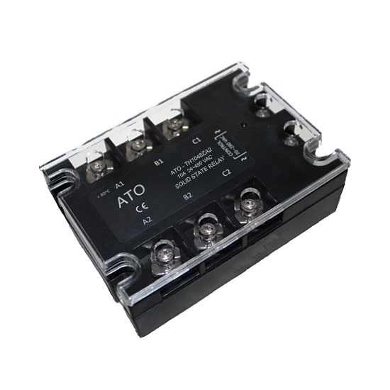 Solid state relay, 3 phase,  SSR-10AA, 10A 70-280V AC to AC