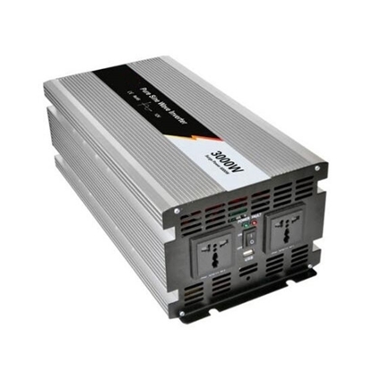 Pure Sine Wave Inverter 1500W 12V DC to 120V AC Power Inverter Off
