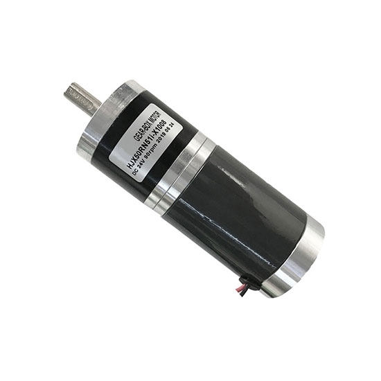 Brushed Dc Motor With Gearbox 3200rpm 12v24v 50mm 9392