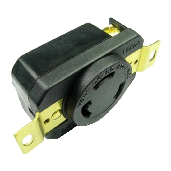 30A 125V Locking Receptacle, 2 Pole, 3 Wire | ATO.com