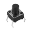 Picture of 6x6x6mm Tact Push Button Switch, 4 Pin