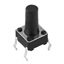 Picture of 6x6x9mm Tact Push Button Switch, 4 Pin