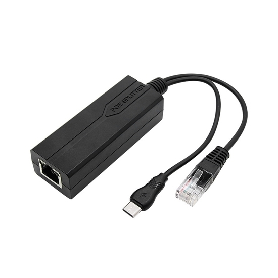 802.3af PoE to 5V Splitter for USB-C Devices