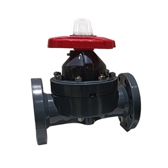 3" Flanged Diaphragm Valve, UPVC/ CPVC