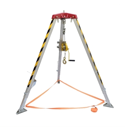 Confined Space Rescue Tripod with Hand Winch