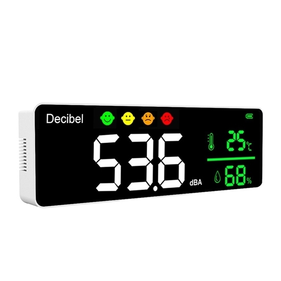 Wall Mounted Sound Decibel Meter, 30 to 130 dBA