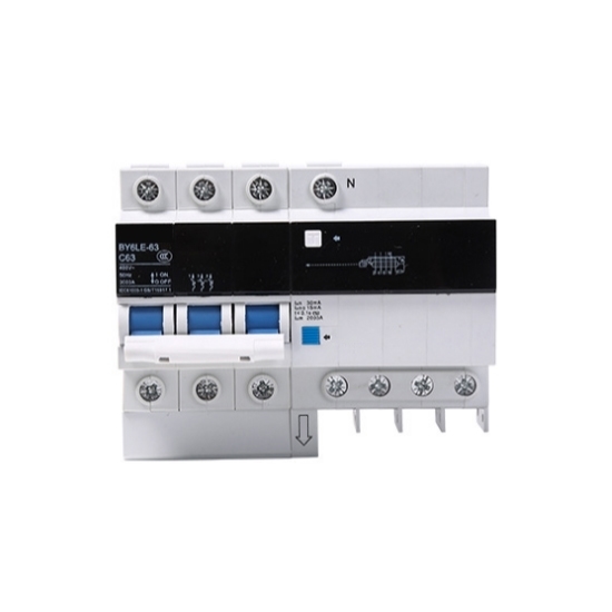 3 Pole Residual Current Circuit Breaker, 10A/16A/20A/25A/32A/40A/63A