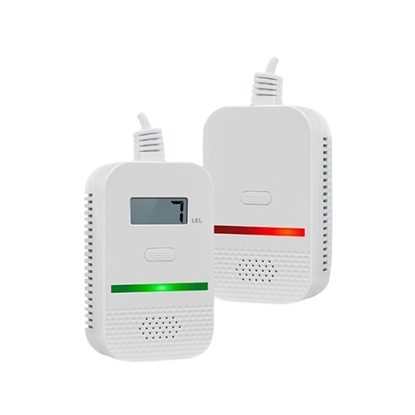 Smoke & Gas Detector with Digital Display, Combustible Gas Alarm