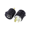 Picture of 30A 250V Locking Plug, 2 Pole 3 Wire