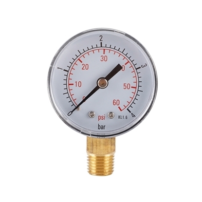 0~15 psi Pressure Gauge, 0 to 1 bar