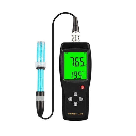 Portable pH Meter with Temperature Compensation