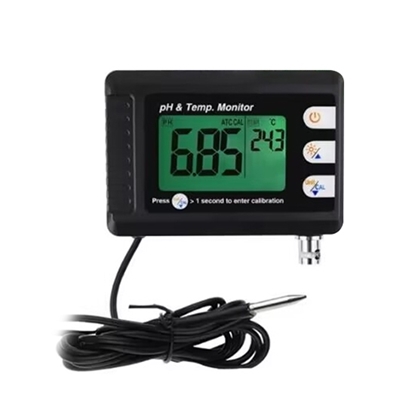 Aquarium pH Meter with Temperature Compensation