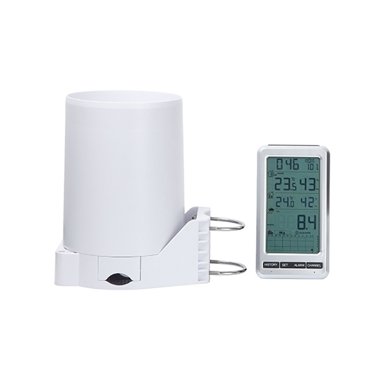 Wireless Digital Rain Sensor with Tempe and Humidity Display