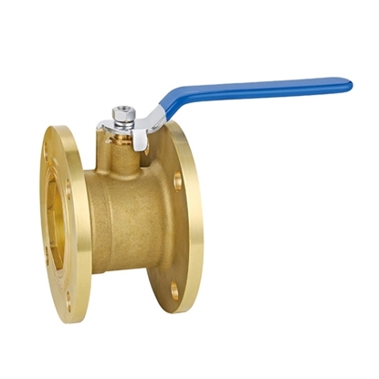 1-1/4" Brass Flanged Ball Valve