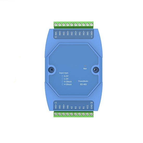 4-20mA/0-5V to RS485 Converter, 7 Channel